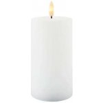 SIRIUS Dobíjecí LED svíčka Sille bílá 7,5 x 15 cm – Hledejceny.cz
