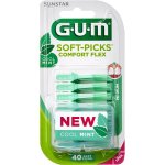 GUM Soft-Picks Regular masážní mezizubní kartáčky s fluoridy ISO 1 40 ks – Sleviste.cz