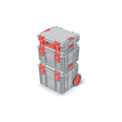 Kistenberg C Block Set Box na nářadí s kolečky 45 x 38 x 80 cm šedý KXCS454080-4C