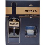 Metaxa 12* 40% 0,7 l (kazeta 2 sklenice) – Zboží Dáma
