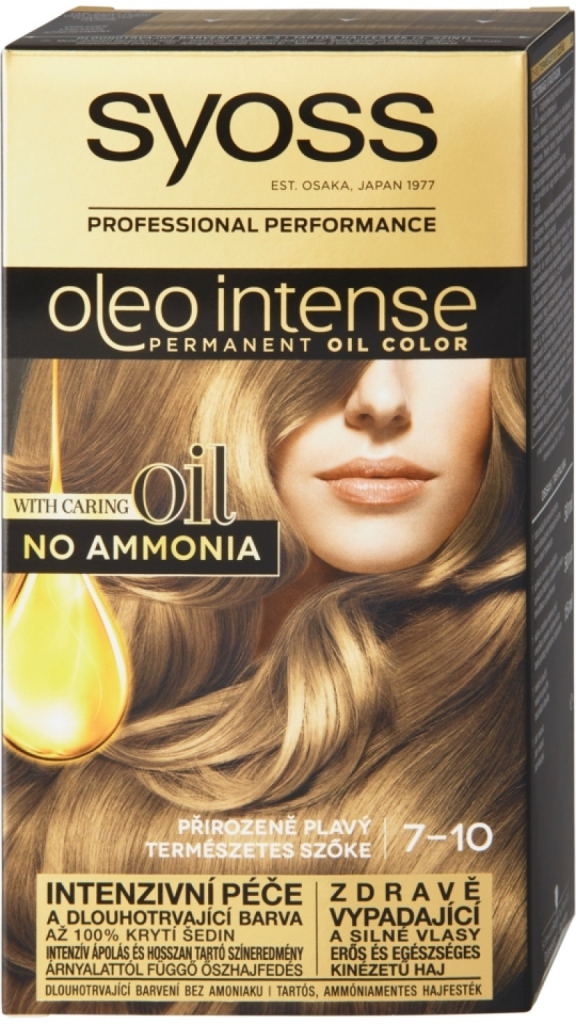 Syoss Oleo Intense Color 7-10 Přirozeně plavý