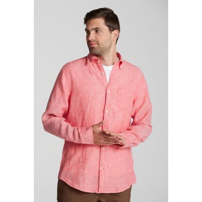 Gant Pánská košile D2.REG LINEN shirt BD červená – Zbozi.Blesk.cz