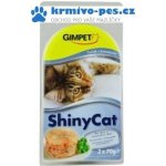 GimBorn GimCat ShinyCat tuňák s krevetami 2 x 70 g – Sleviste.cz