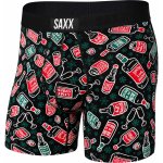 Saxx Ultra Super Soft Boxer Brief Fly black astro surf and turf – Zboží Dáma