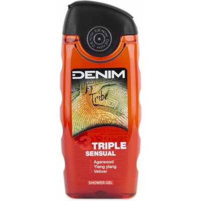 Denim Tribe Triple Sensual sprchový gel 250 ml – Zboží Mobilmania