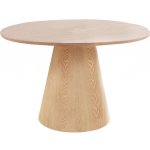 Nordic Living Dřevěný kulatý jídelní stůl Boltans 120 cm – Hledejceny.cz