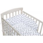 New Baby povlečení Obláčky růžové 90 x 120 cm – Zboží Dáma