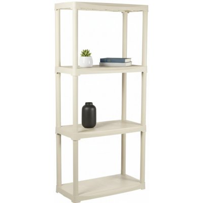 Mamutex Regál 1330 x 600 x 300 mm 4 police béžový – Sleviste.cz
