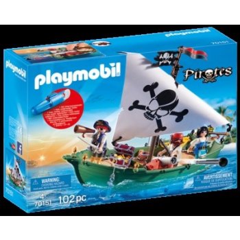 Playmobil 70151 Pirátská loď s motorem od 1 177 Kč - Heureka.cz