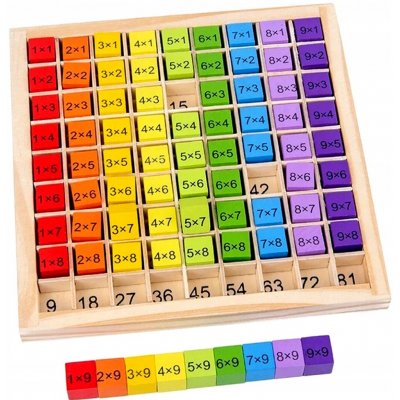 Vzdělávací násobilka - dřevěná – Zboží Dáma