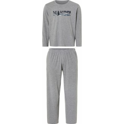 Livergy pánské pyžamo dlouhé šedé – Zboží Dáma