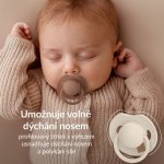 Lovi dudlík svítící silikon dynamický Prime 2ks Ivory/Blush – Zboží Dáma