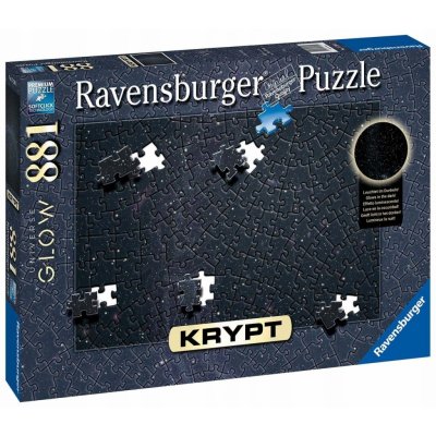 RAVENSBURGER Svítící Krypt Vesmírná záře 881 dílků – Zbozi.Blesk.cz