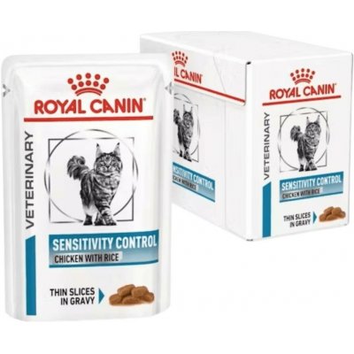 Royal Canin VD Cat Sensitivity Control Chicken 12 x 85 g – Sleviste.cz