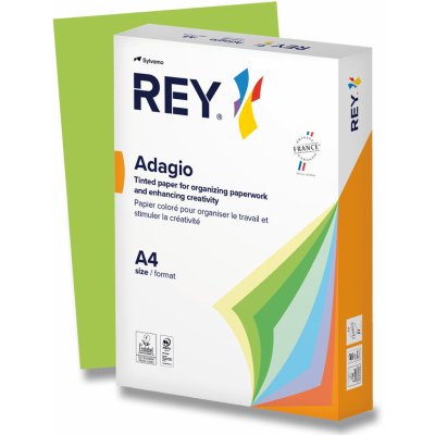 Rey Adagio barevný papír A4 80 g 500 listů jarně zelený – Zboží Dáma