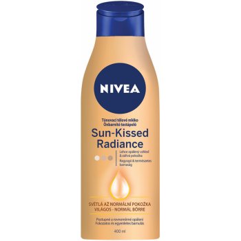Nivea Sun Kissed Radiance tónovací tělové mléko pro světlou až normální pokožku 400 ml