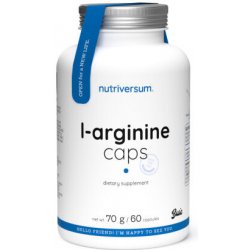 Nutriversum L-Arginine 60 kapslí