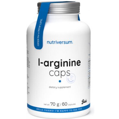 Nutriversum L-Arginine 60 kapslí – Hledejceny.cz