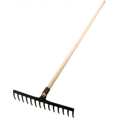 hrábě 14z d.39,5cm ocel S NÁSADOU 150cm PROFI – Zboží Dáma