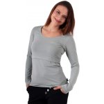 Jožánek kojicí tričko Kateřina dlouhý rukáv olivové – Zboží Dáma