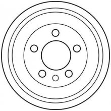 Brzdový buben TRW DB4299 - ŠKODA FABIA, VW POLO