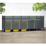 Westmann Planum 5 plechový 410 x 90 x 150 cm antracit – Hledejceny.cz