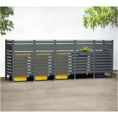 Westmann Planum 5 plechový 410 x 90 x 150 cm antracit – Hledejceny.cz