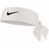 Čelenka Nike Dri-Fit Head Tie 4.0 white/black