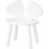 Dětská židlička Nofred Mouse dětská židle bílá