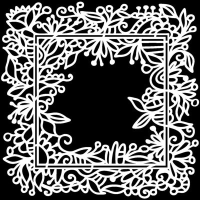 Šablona TCW 12"x12" (30,5x30,5 cm) - Garden Frame – Zbozi.Blesk.cz