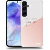 Pouzdro a kryt na mobilní telefon Samsung Picasee silikonové Samsung Galaxy A55 5G You create your own opportunities černé