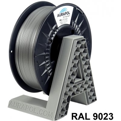 AURAPOL PLA – Stříbrná 1,75 mm; 1 kg – Zboží Živě