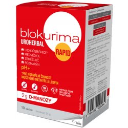 BLOKURIMA Uroherbal Rapid 2 g D-manózy 10 sáčků