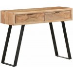 vidaXL Konzolový stolek 100x35x76 cm masivní akácie s živými hranami 11461.323522 – Hledejceny.cz