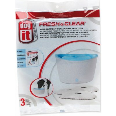 Dogit Fresh&clear náhradní filtr molitan+uhlí do fontány velké 3 ks – Hledejceny.cz