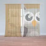 Sablio Záclony Kreslená sova: 2ks 150x250cm – Hledejceny.cz