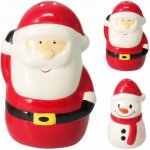 EH Excellent Houseware NOELUNE Slánka a pepřenka Santa Claus a sněhulák červený – Hledejceny.cz