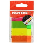 Záložky samolepicí Kores 50 x 20 mm, 4 x 50 ks – Hledejceny.cz