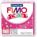 FIMO Modelovací hmota růžová se třpytkami Kids 8030-262 42 g
