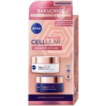 Nivea Hyaluron Cellular Filler remodelační denní krém SPF30 50 ml + Hyaluron Cellular Filler remodelační noční krém 50 ml dárková sada – Zboží Dáma Nivea Hyaluron Cellular Filler remodelační denní krém SPF30 50 ml + Hyaluron Cellular Filler remodelační noční krém 50 ml dárková sada – Zboží Dáma