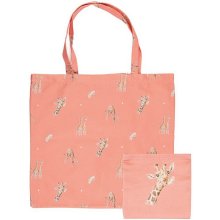 Wrendale Designs Skládací nákupní taška "Flowers" Žirafa