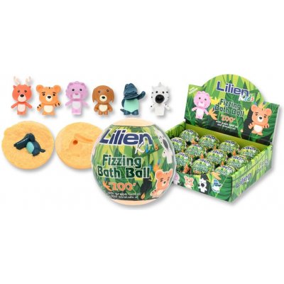 Lilien Kids šumivá koule do koupele s překvapením 140 g – Zboží Mobilmania
