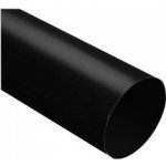 Evromat Okapový svod 80 mm 1 m RAL 9005 černý – HobbyKompas.cz