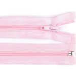 Pro Háčkování Spirálový zip No 5 dělitelný 40 cm světle růžový – Hledejceny.cz