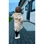 Bunny Kids mikino kabátek Medvídek béžová – Zboží Dáma