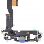 Apple iPhone 12, 12 Pro - Nabíjecí Konektor + Flex Kabel (Blue), Blue – Zboží Živě