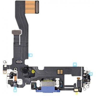 Apple iPhone 12, 12 Pro - Nabíjecí Konektor + Flex Kabel (Blue), Blue – Zboží Živě