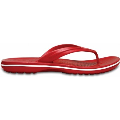 Crocs Crocband Flip Pepper/White, červená