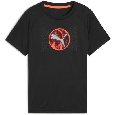 Puma ACTIVE SPORTS POLY TEE B Chlapecké triko černá – Sleviste.cz