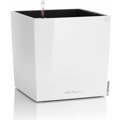 Lechuza Samozavlažovací květináč Cube Premium 50 cm, bílý